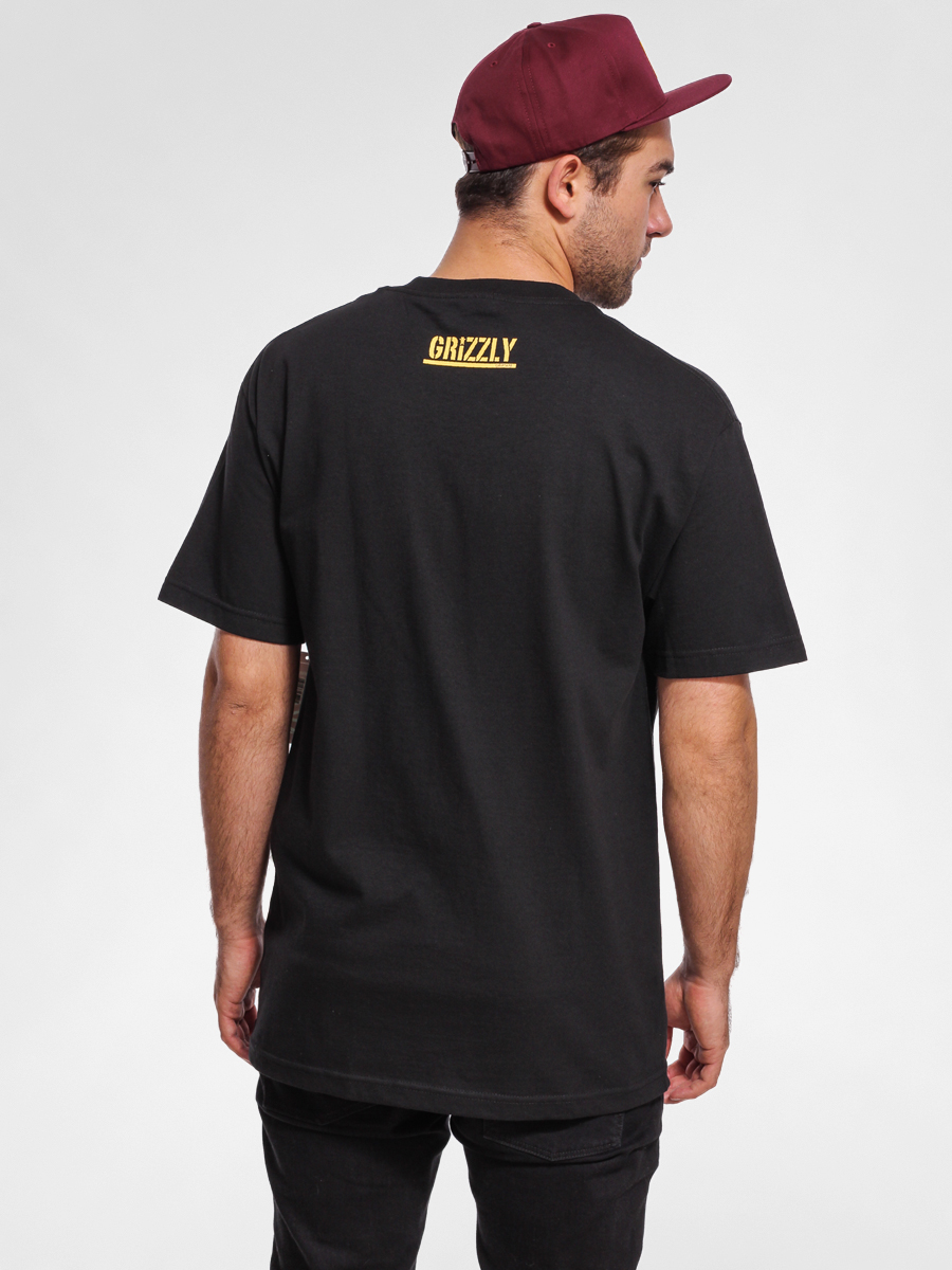 Diamond Grizzly T-shirt Distressed (black)