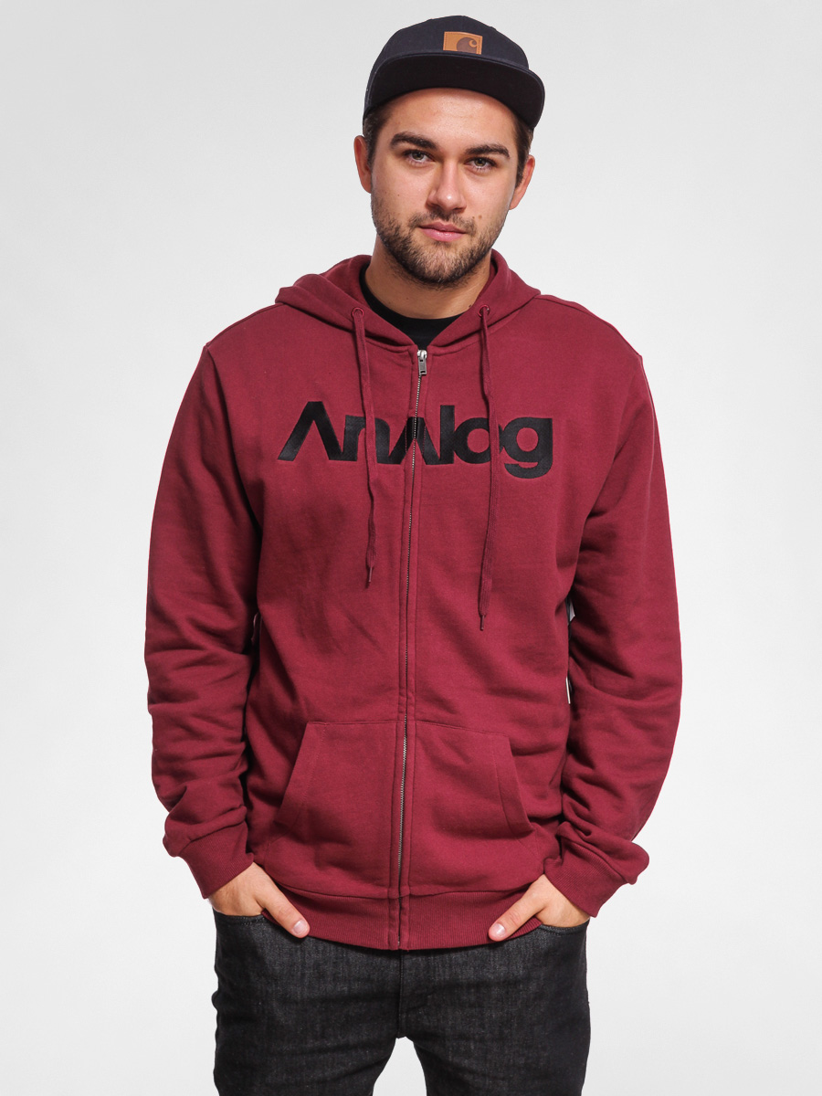 Analog Hoodie ANALOGO ZHD (burgundy)