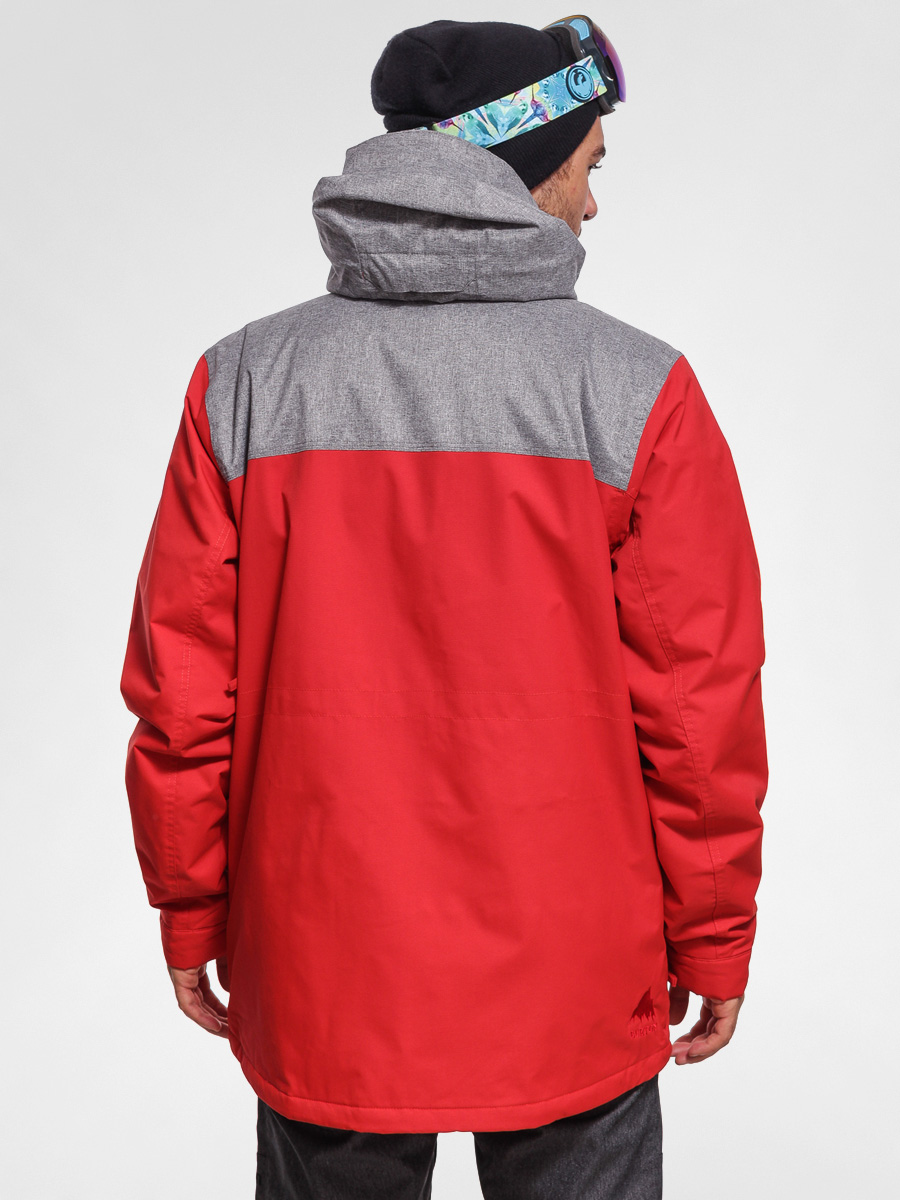 mens red snowboard jacket