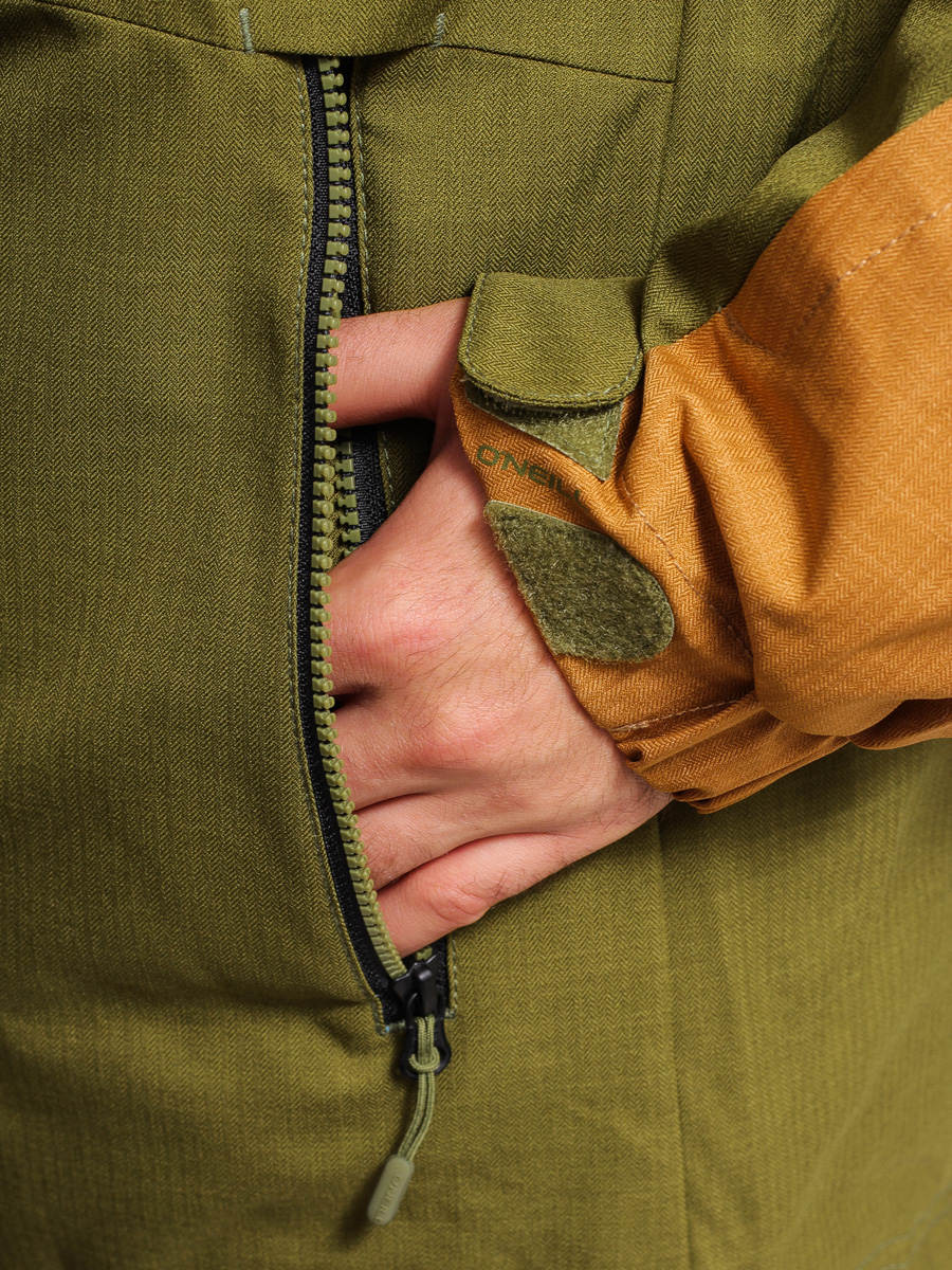 Mens O'Neill Snowboard jacket Cue (avocado green)