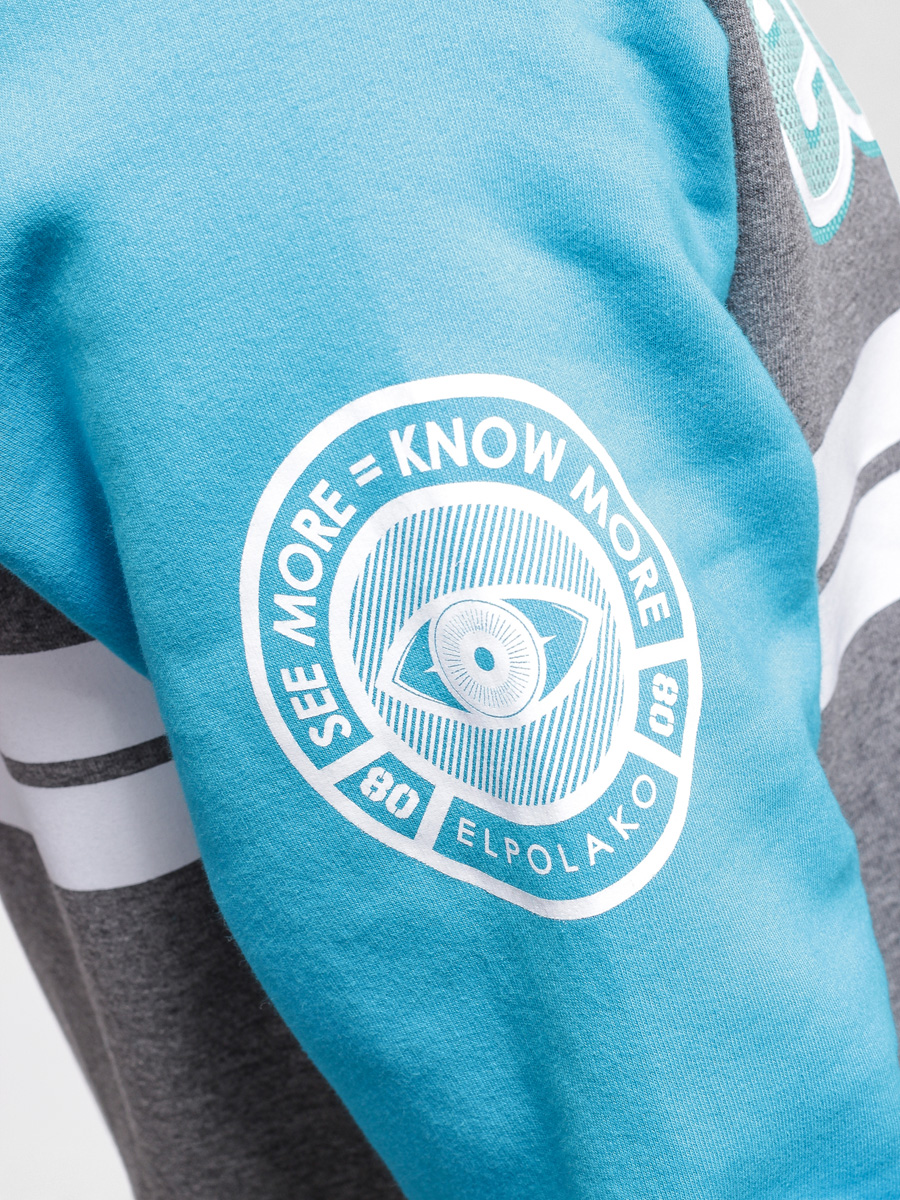 El Polako Sweatshirt Duble Line (grey/mint)