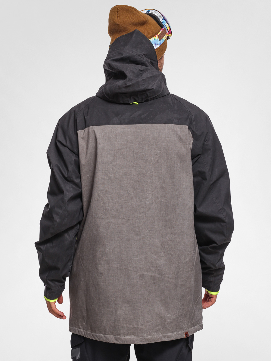 Mens DC Snowboard jacket Kingdom (black/grey)