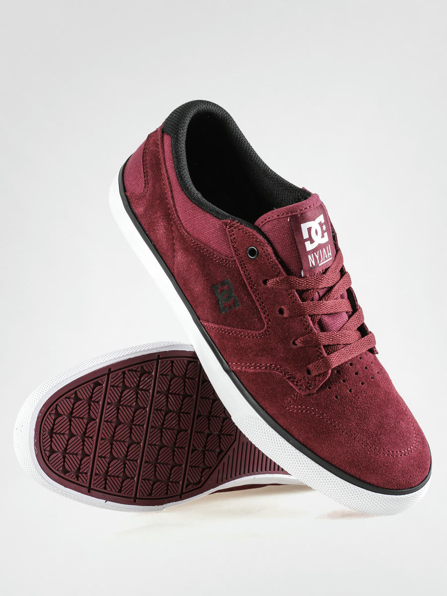 Dc best sale shoes maroon