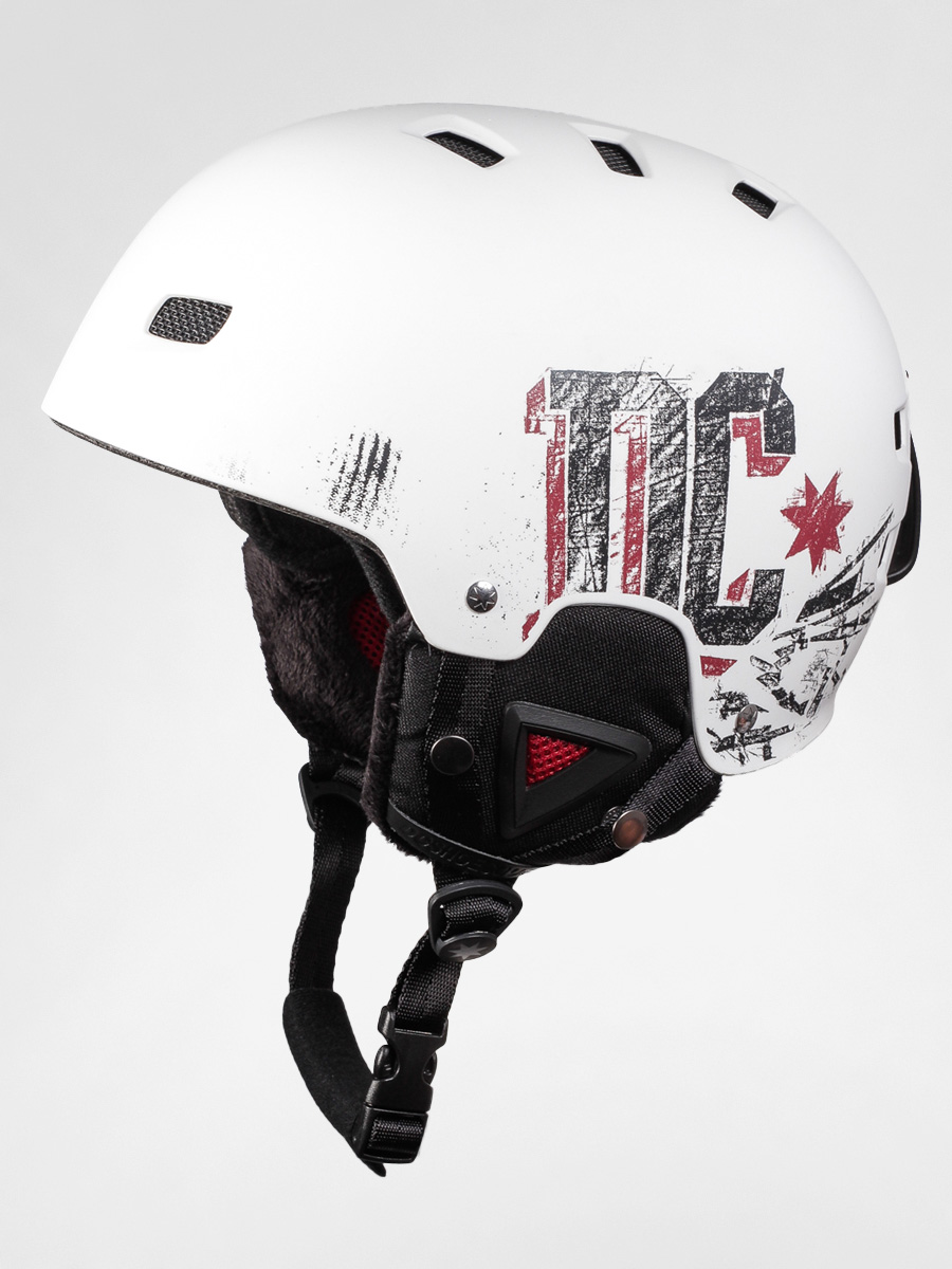 dc unleashed snowboard helmet Anon Raider 3 XL White a warm padded interior helmet DC Unleashed - Black