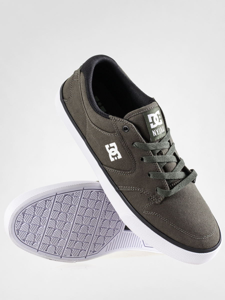 green and white dc shoes