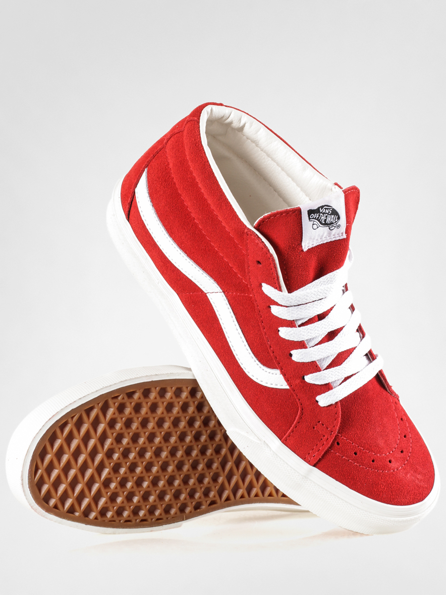 Vans Shoes Sk8 Mid Reissue (vintage/pompeian red)