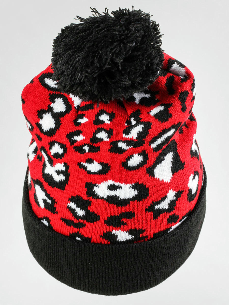 adidas originals pom leopard beanie