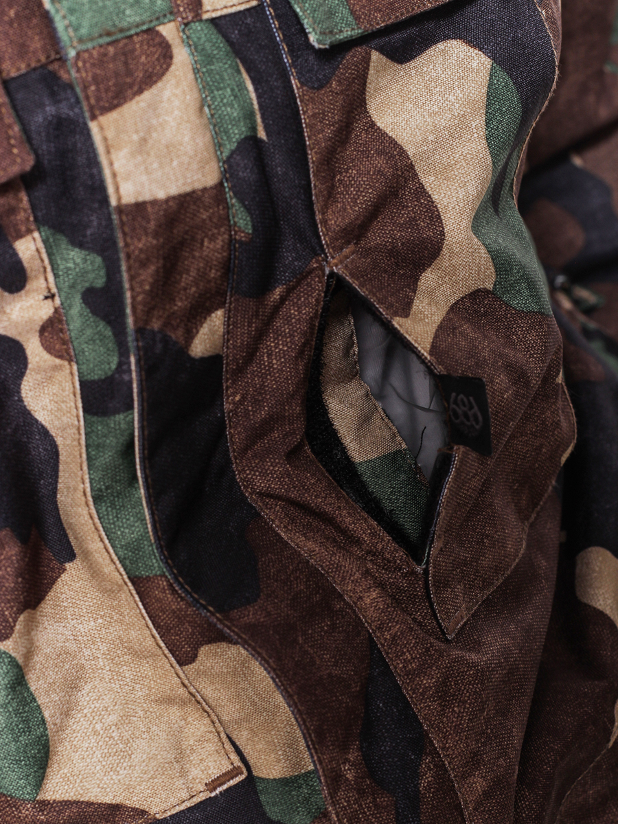 Mens 686 Snowboard jacket Authentic Moniker (hunter canvas camo)