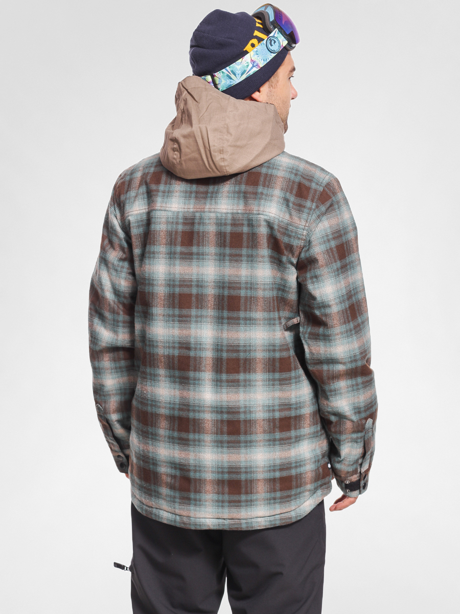 Mens 686 Snowboard jacket Authentic Woodland (mallard flannel)