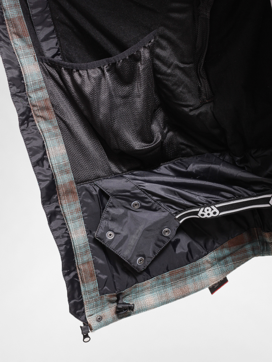 Mens 686 Snowboard jacket Authentic Woodland (mallard flannel)