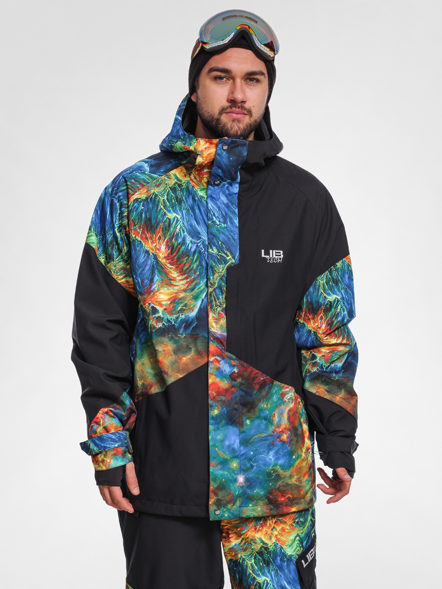 Mens Lib Tech Snowboard jacket Recycler (multi)