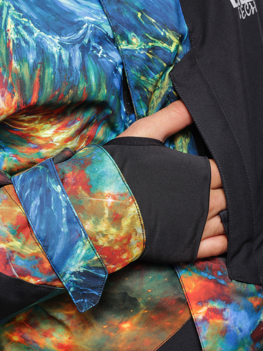 Mens Lib Tech Snowboard jacket Recycler (multi)