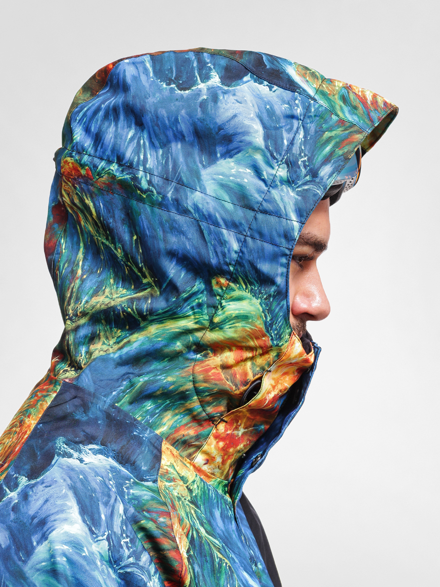 Mens Lib Tech Snowboard jacket Recycler (multi)