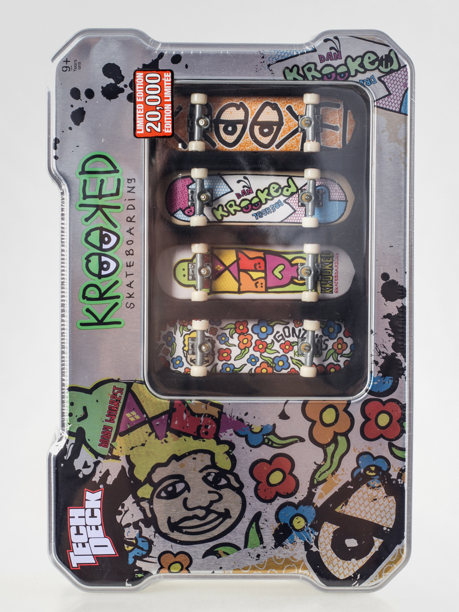 Tech Deck Set Krooked Silver Box 01