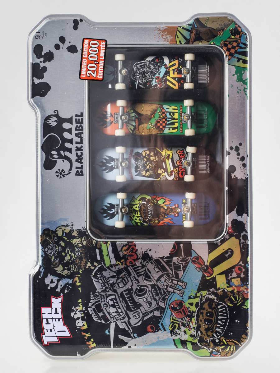 Tech Deck Set Black Label Silver Box 01