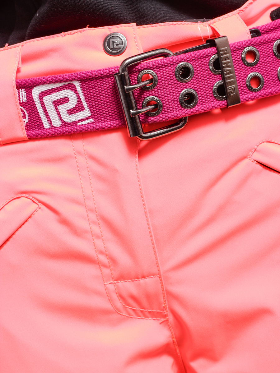 Womens Rehall Snowboard pants Luisa + Belt (neon coral)