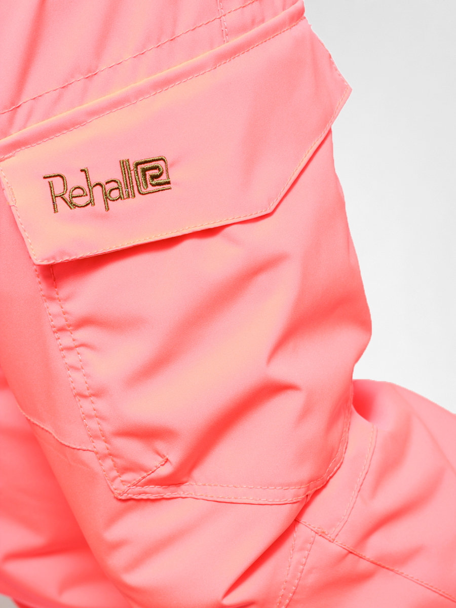 Womens Rehall Snowboard pants Luisa + Belt (neon coral)