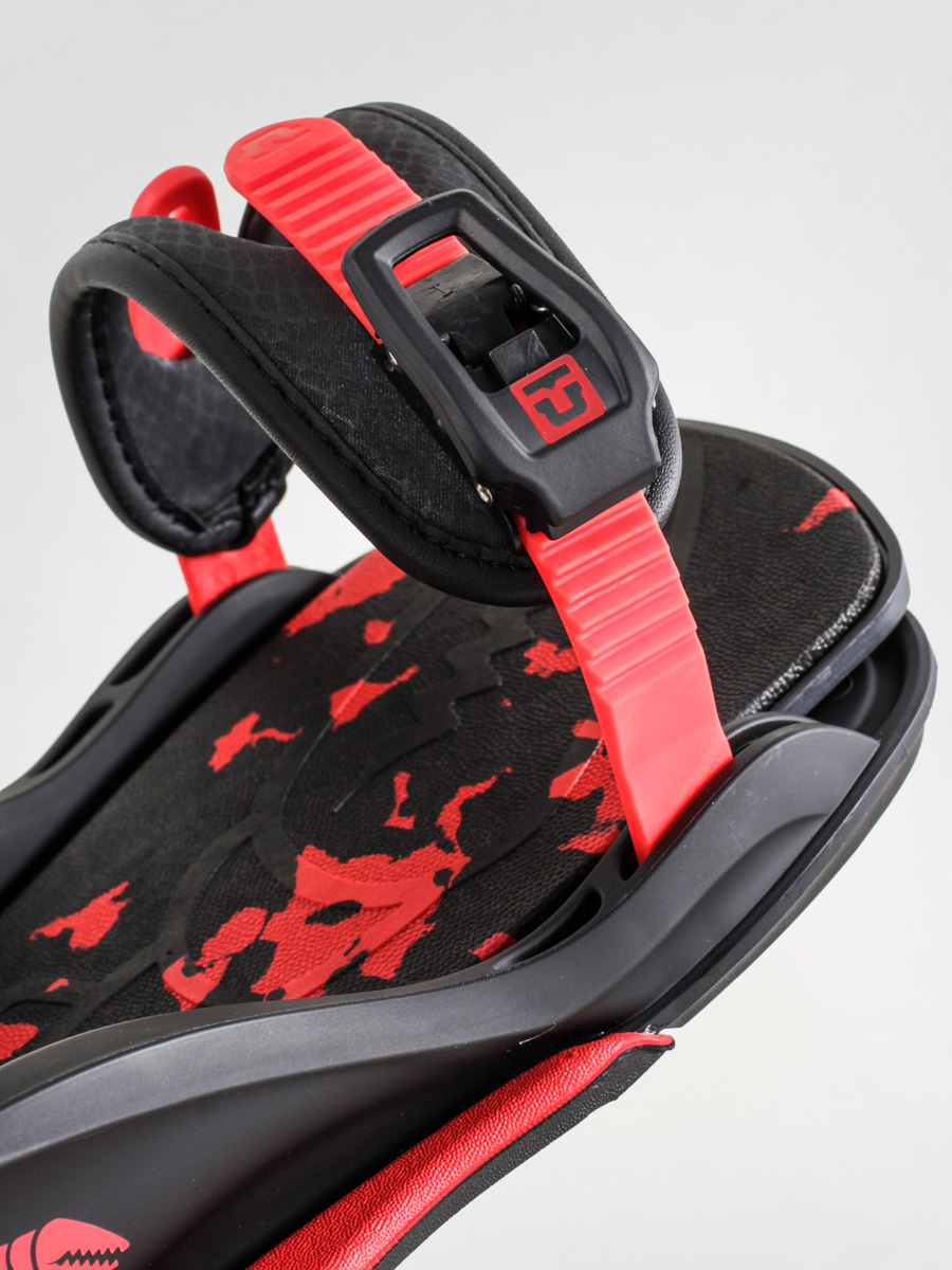 Mens Union Snowboard bindings Crab Grab (black/red)