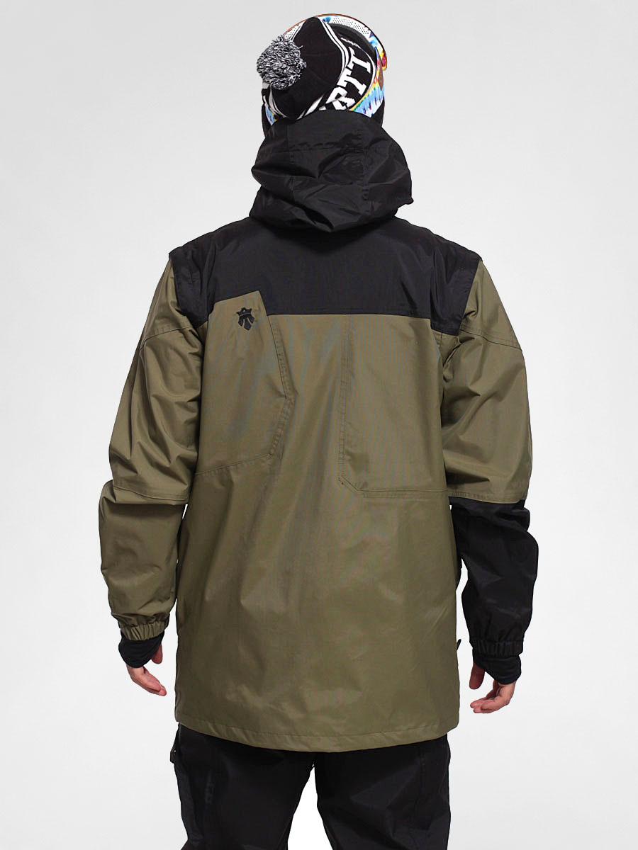 army green snowboard jacket