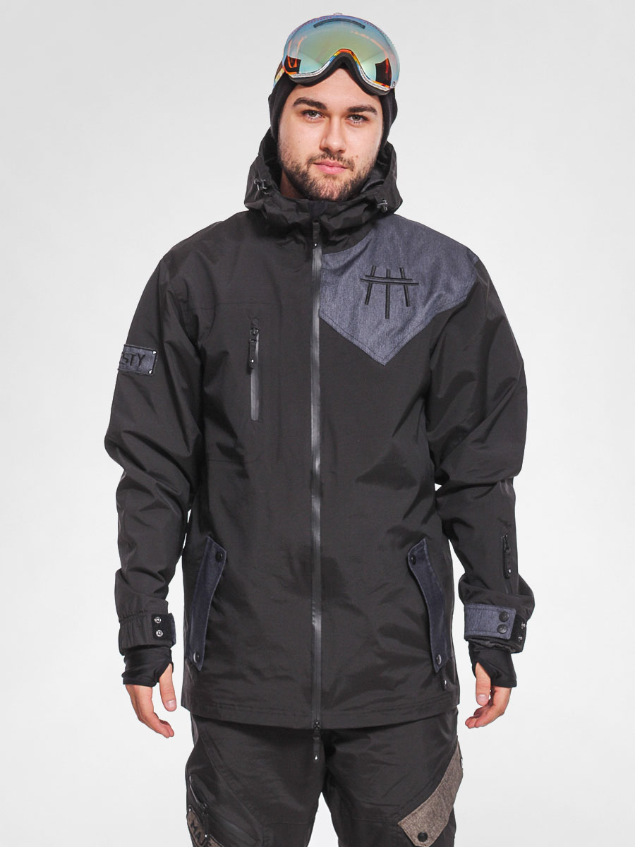 Majesty Snowboard jacket Combat black (black/jeans)