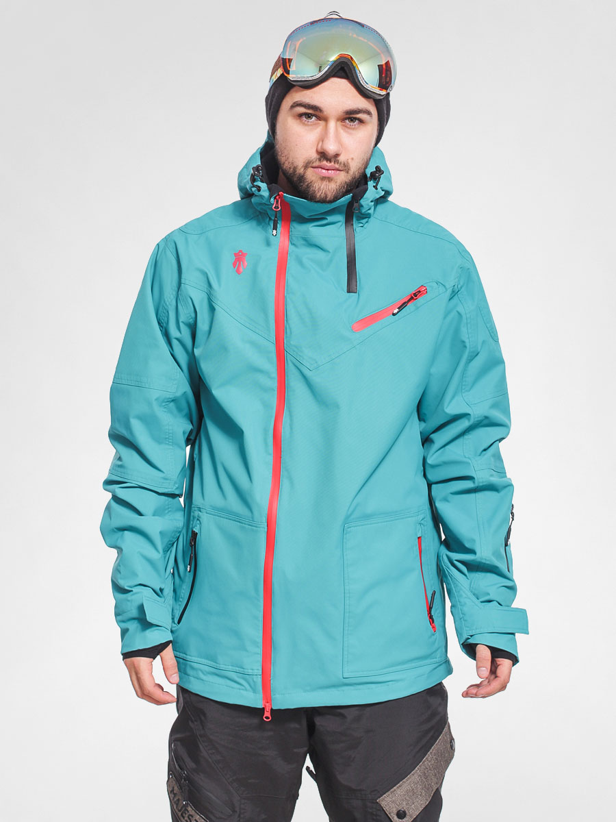 Mens Majesty Snowboard jacket Yuki turquoise