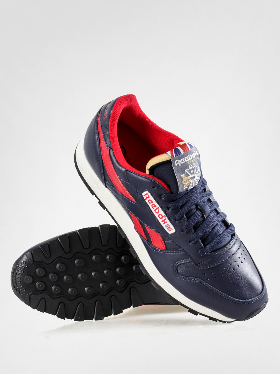 Reebok Shoes CL Leather Vintage INSP L (navy/red/sandtrap)
