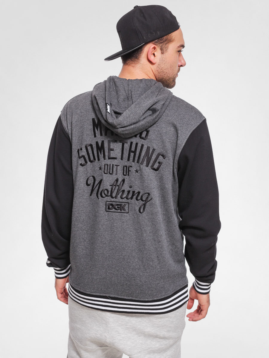 DGK Jacket Worldwide Letterman HD (charcoal ht)