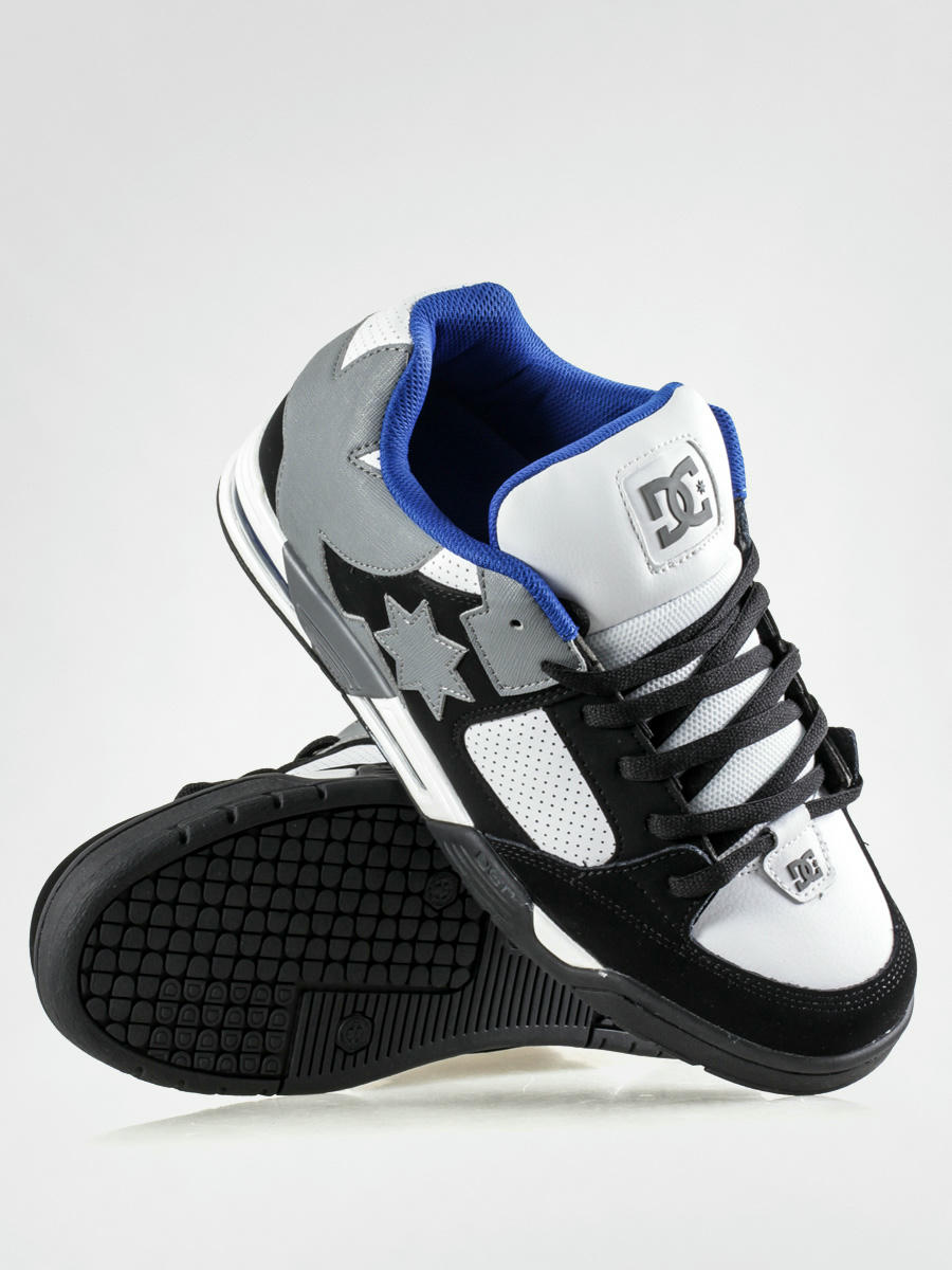 dc shoes black and blue