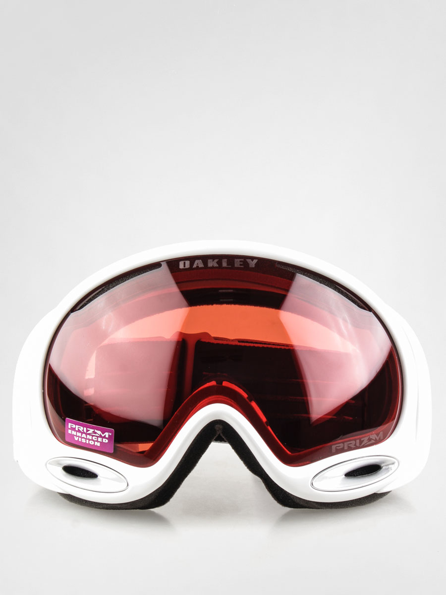 Oakley Goggle A Frame 2.0 (polished white w/prizm rose lens)