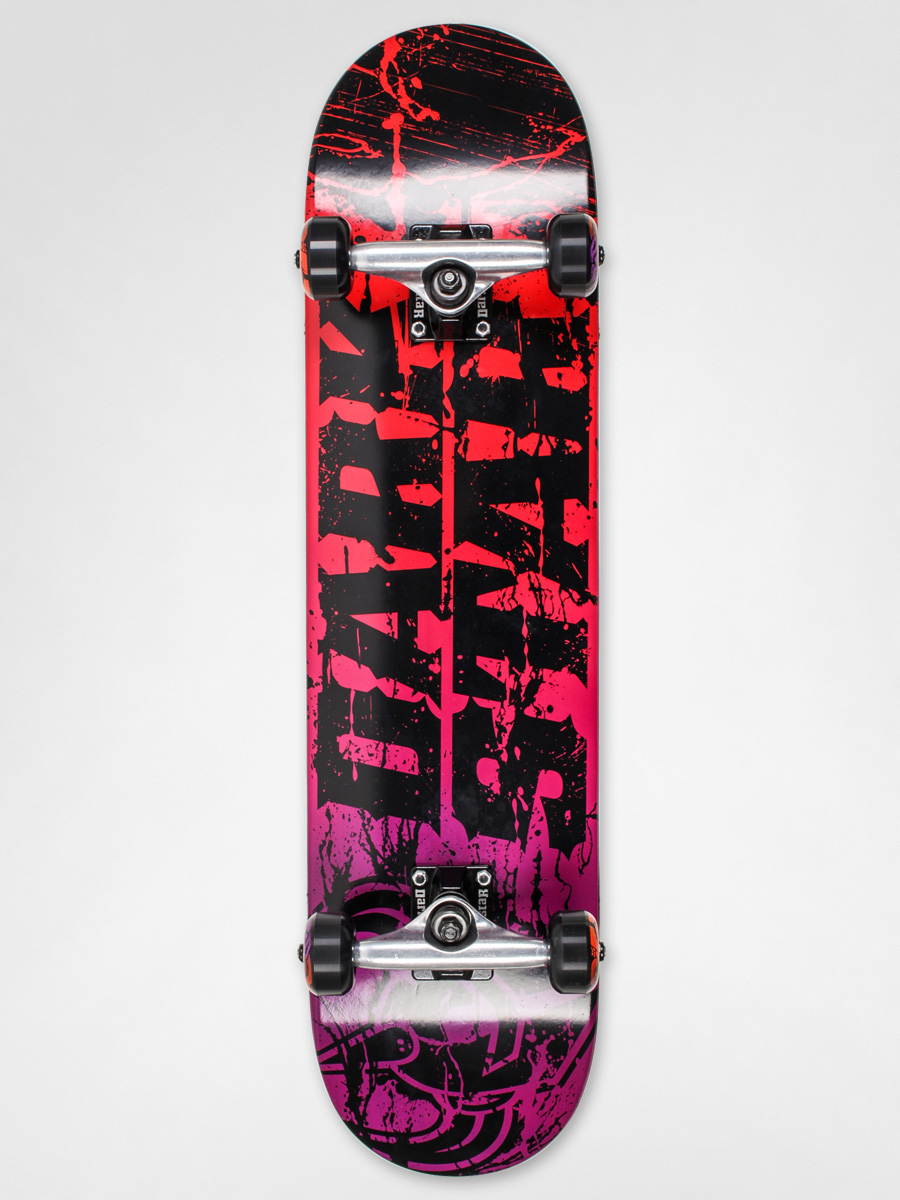 Darkstar Skateboard Splatter Complete (sun red)