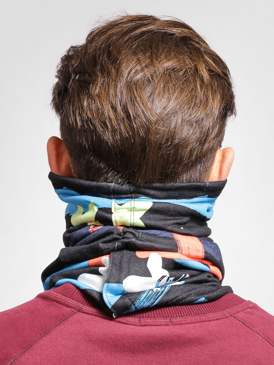 Quiksilver Bandana 00077 (black/navy/orange)