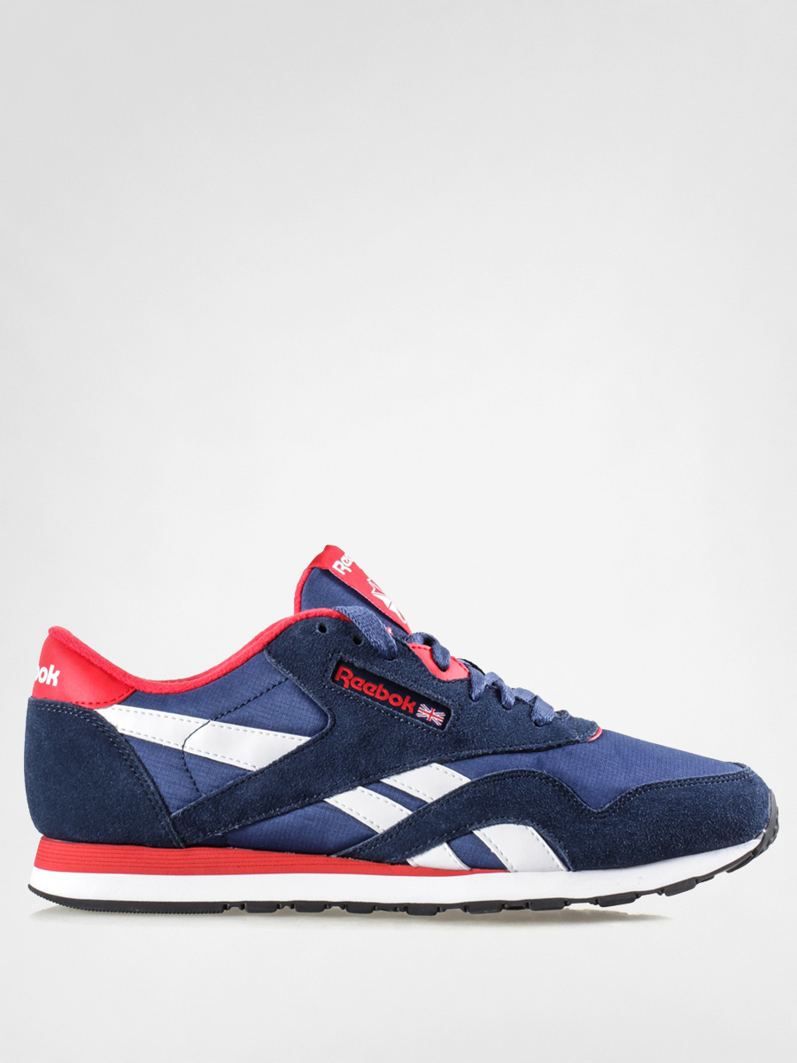 Reebok Shoes Cl Nylon (faux indigo/blue/red/white)