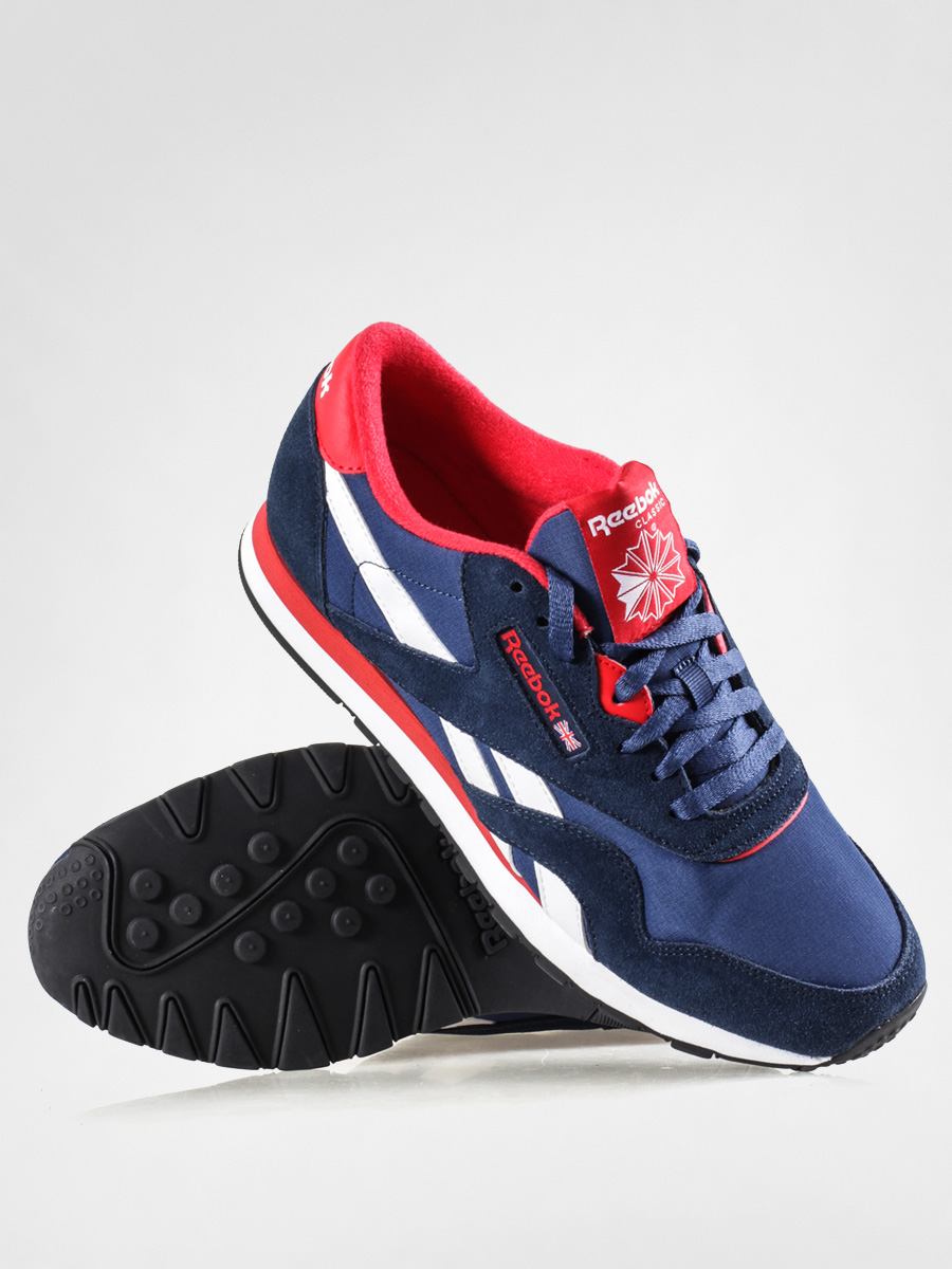 Reebok Shoes Cl Nylon (faux indigo/blue/red/white)