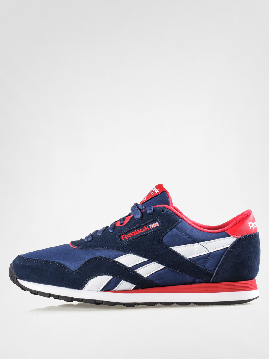 Reebok Shoes Cl Nylon (faux indigo/blue/red/white)