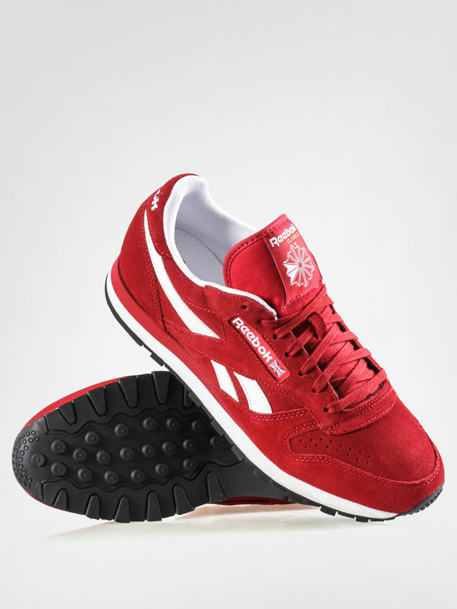 Reebok classic best sale red suede