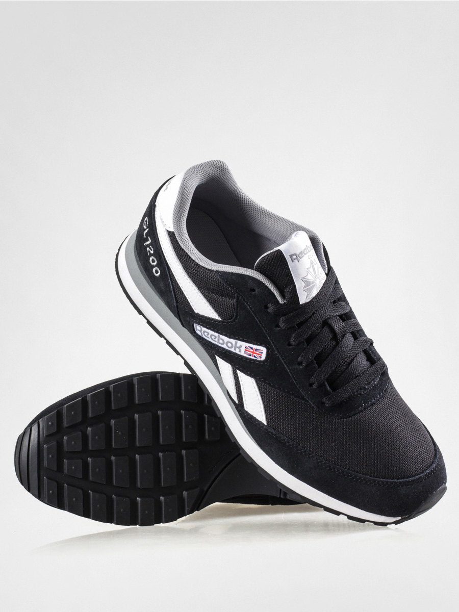 black and grey reebok shoes