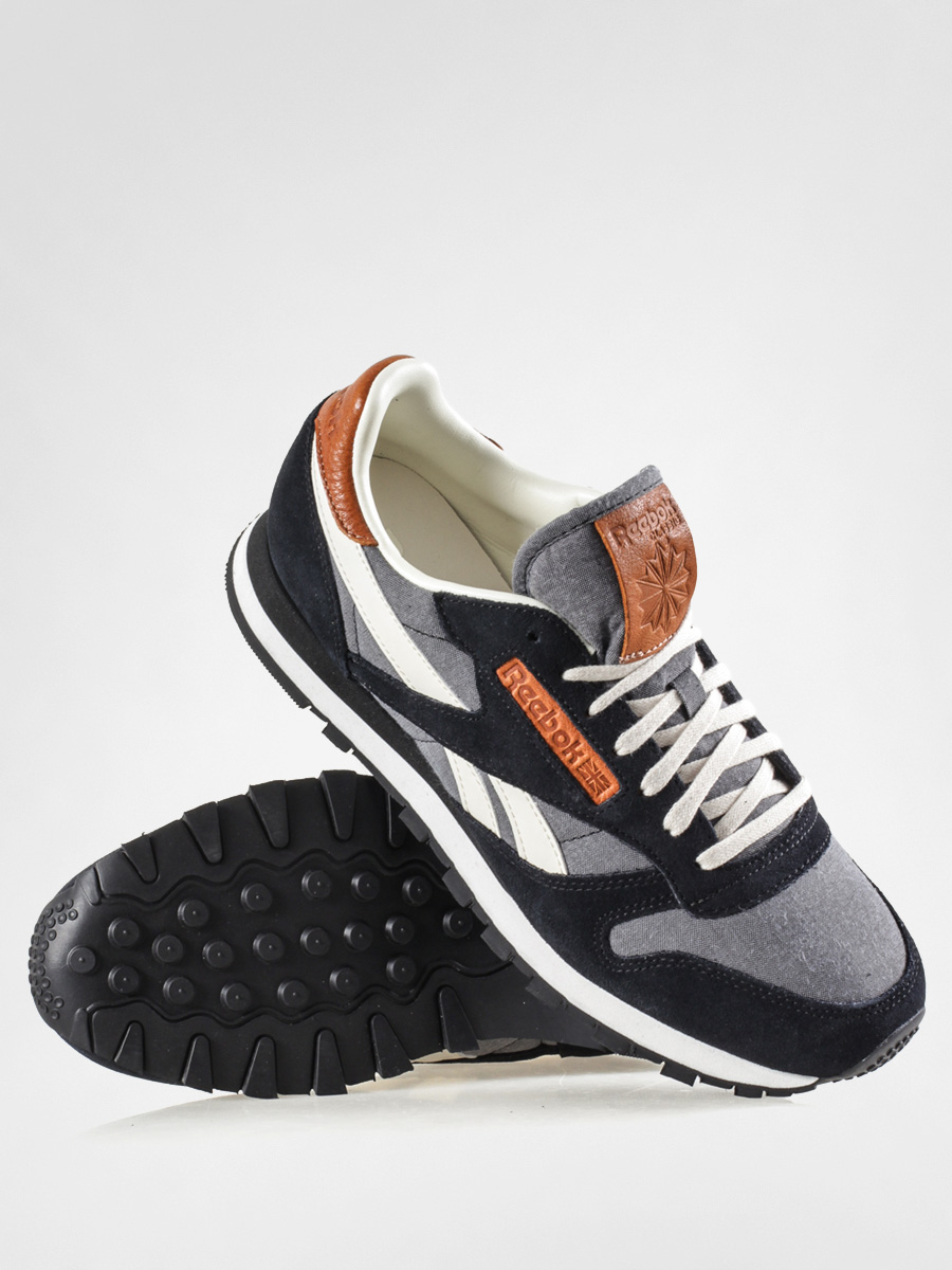 Reebok Shoes Cl Leather Ch (black/white/chalk)