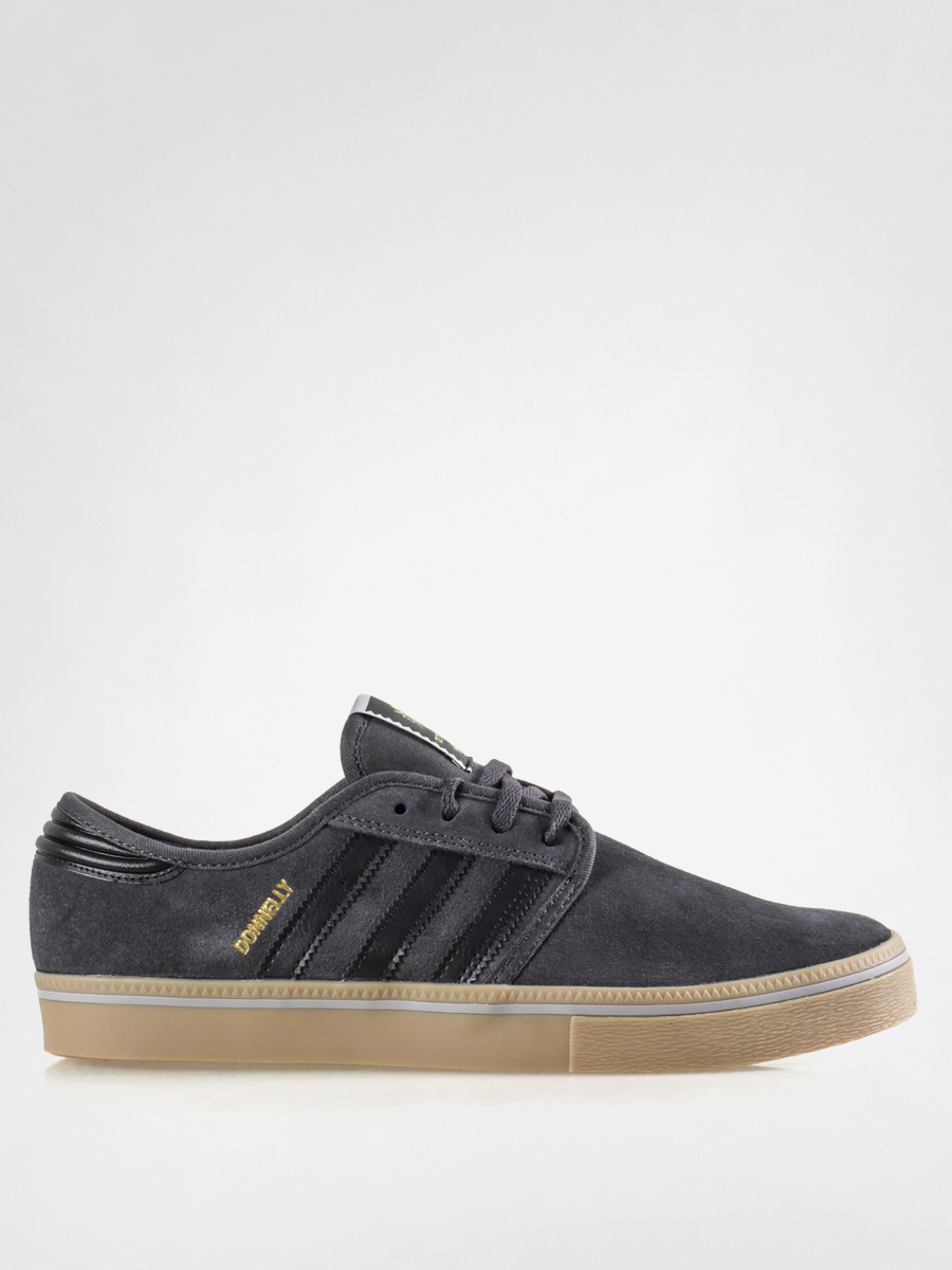 adidas gazelle silver green womens Adidas Seeley - Black/White main image 1