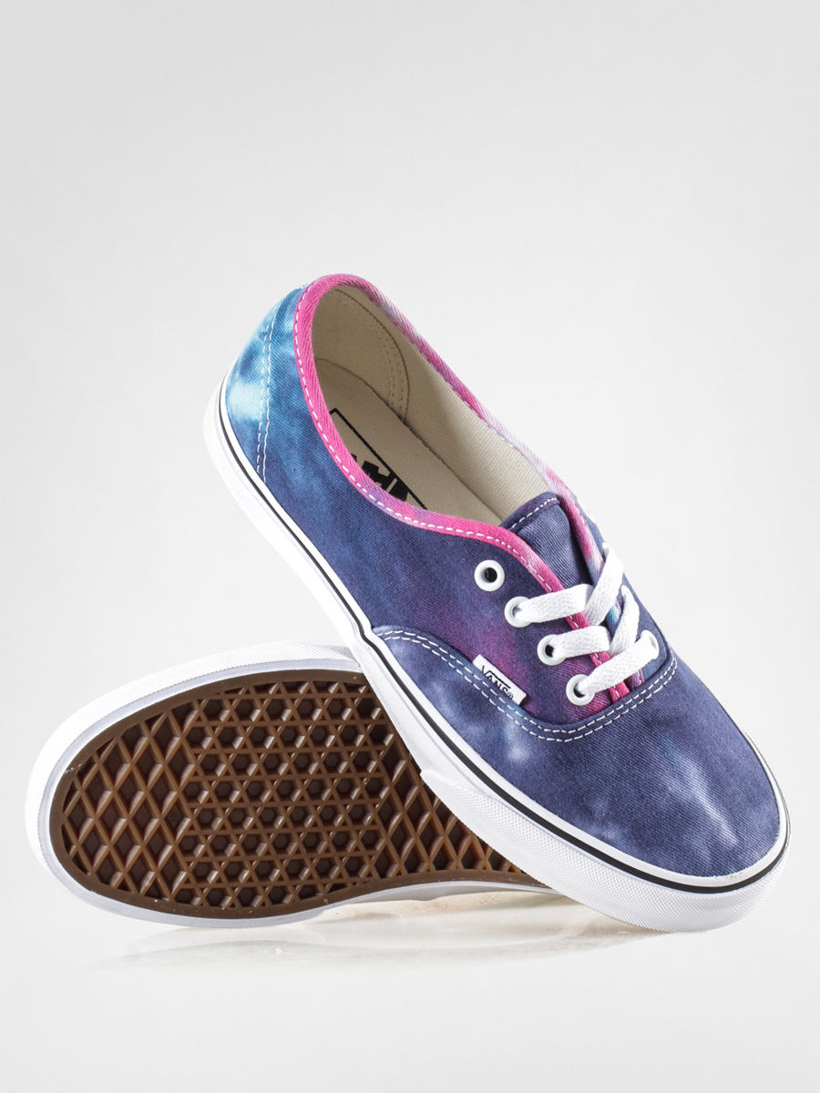 vans authentic tie dye pink blue