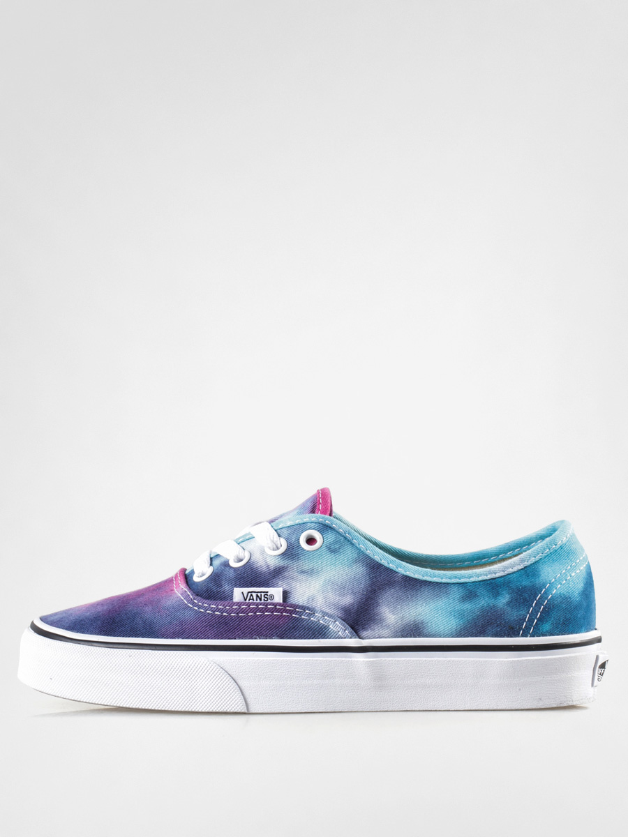 Vans authentic tie 2024 dye pink blue