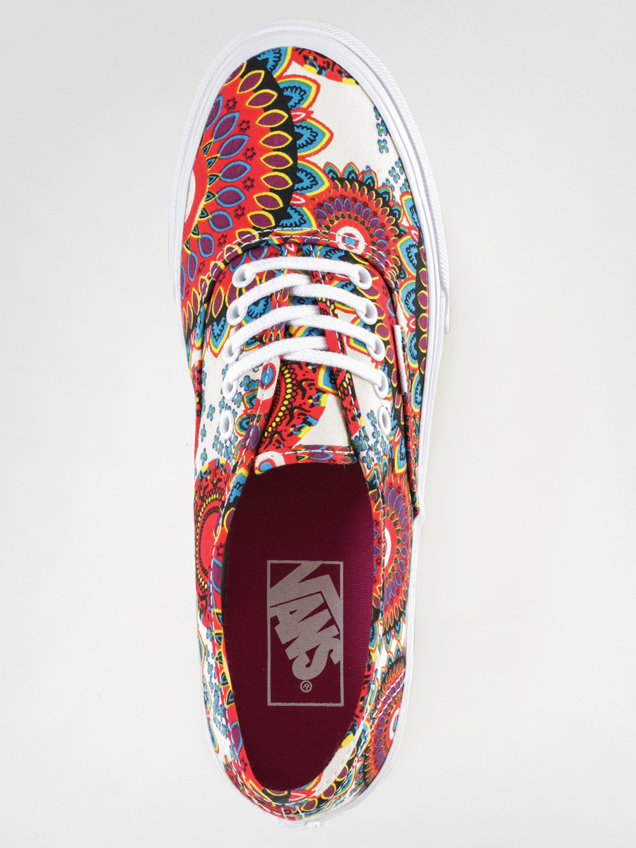 Vans Shoes Authentic Slim (geo floral/magenta/trwht)