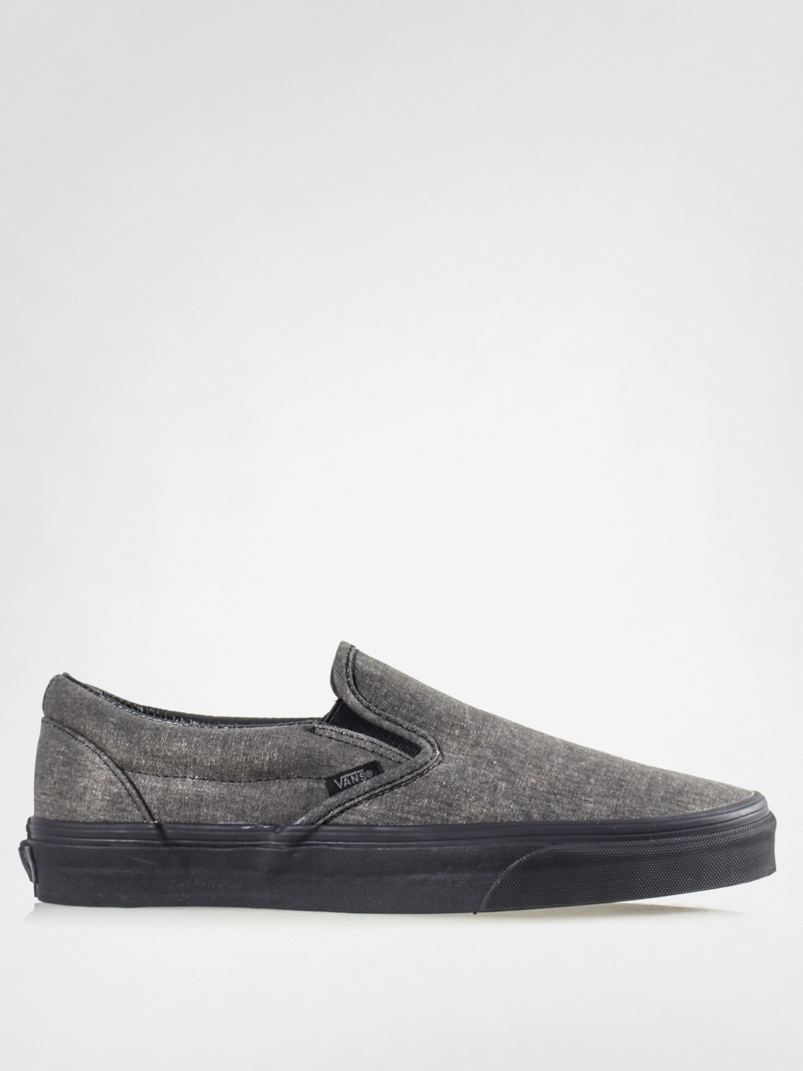 Vans Shoes Classic Slip On (washed/black/black)