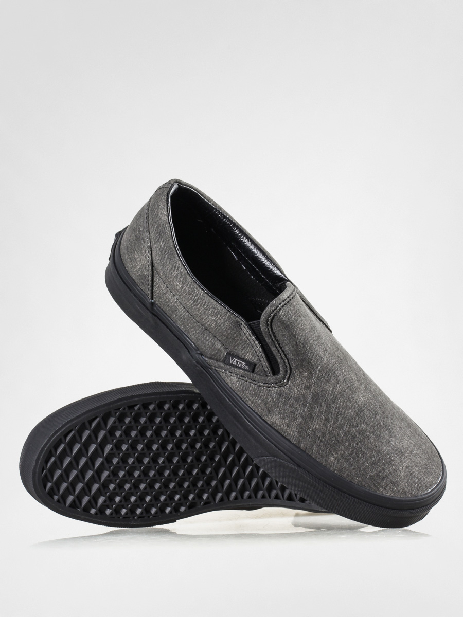 Vans Shoes Classic Slip On (washed/black/black)