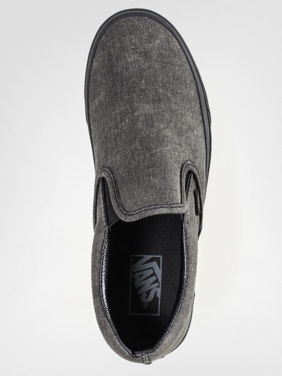 Vans Shoes Classic Slip On (washed/black/black)