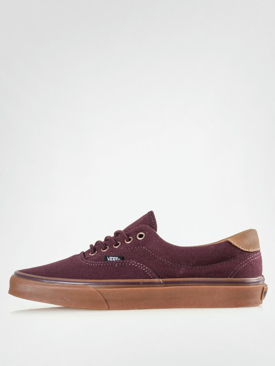 maroon and gum vans