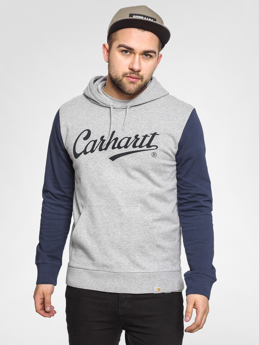 Carhartt Sweatshirt League Sweat HD grey grey heather duke blue black