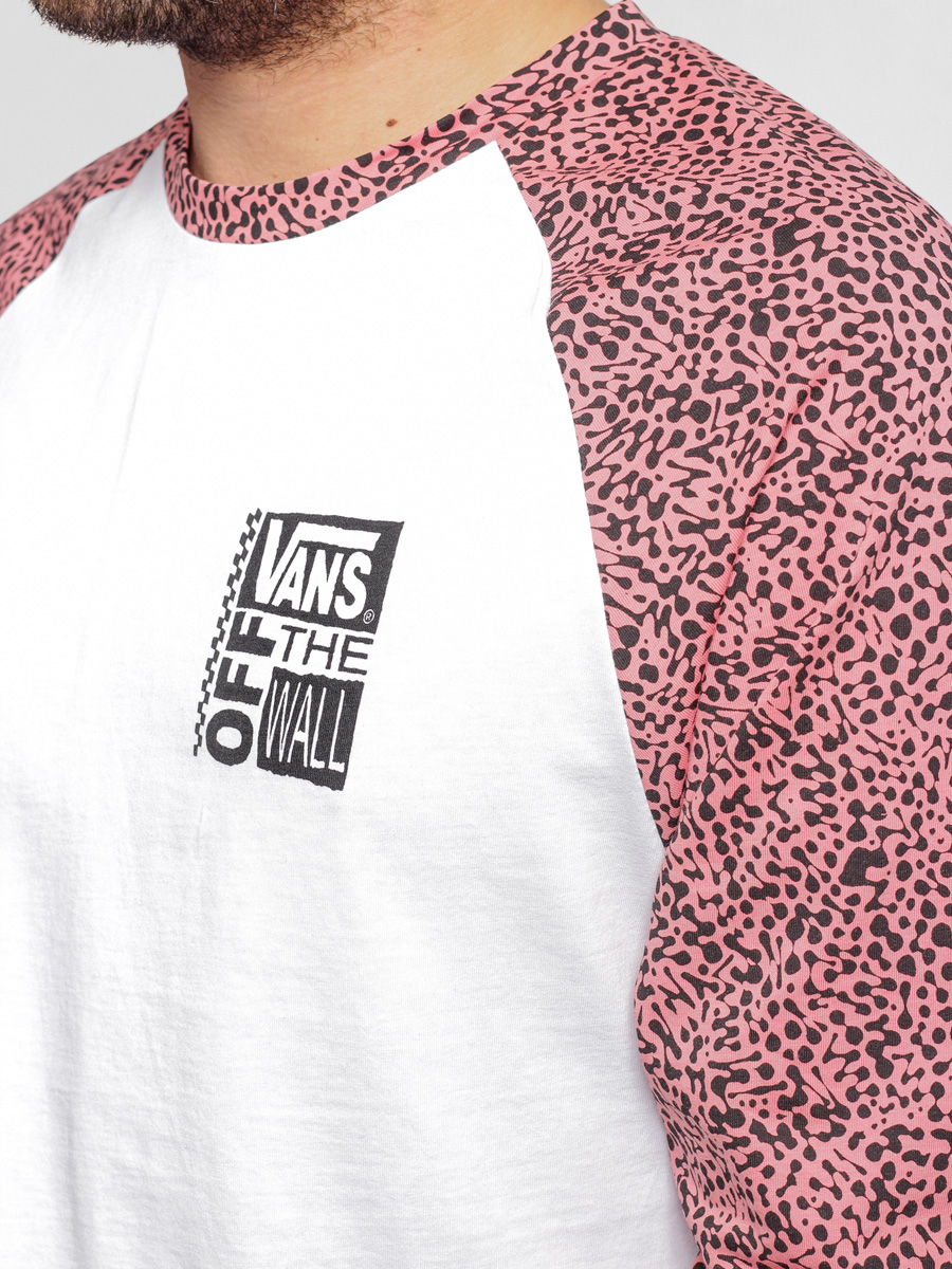 pink and white vans trick