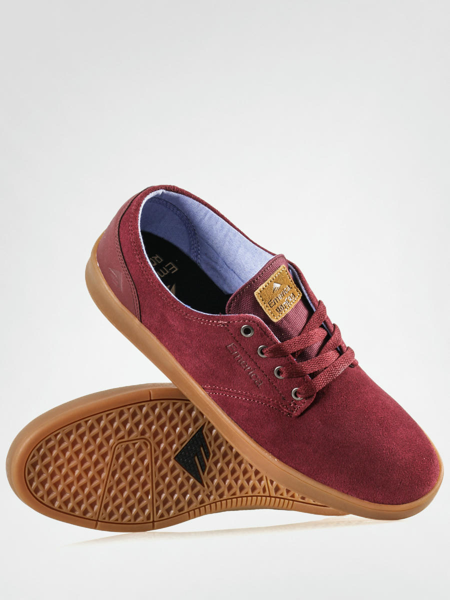 emerica burgundy shoes