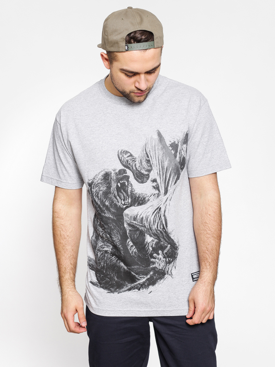 Diamond Grizzly T-shirt Bear Encounter (heather)