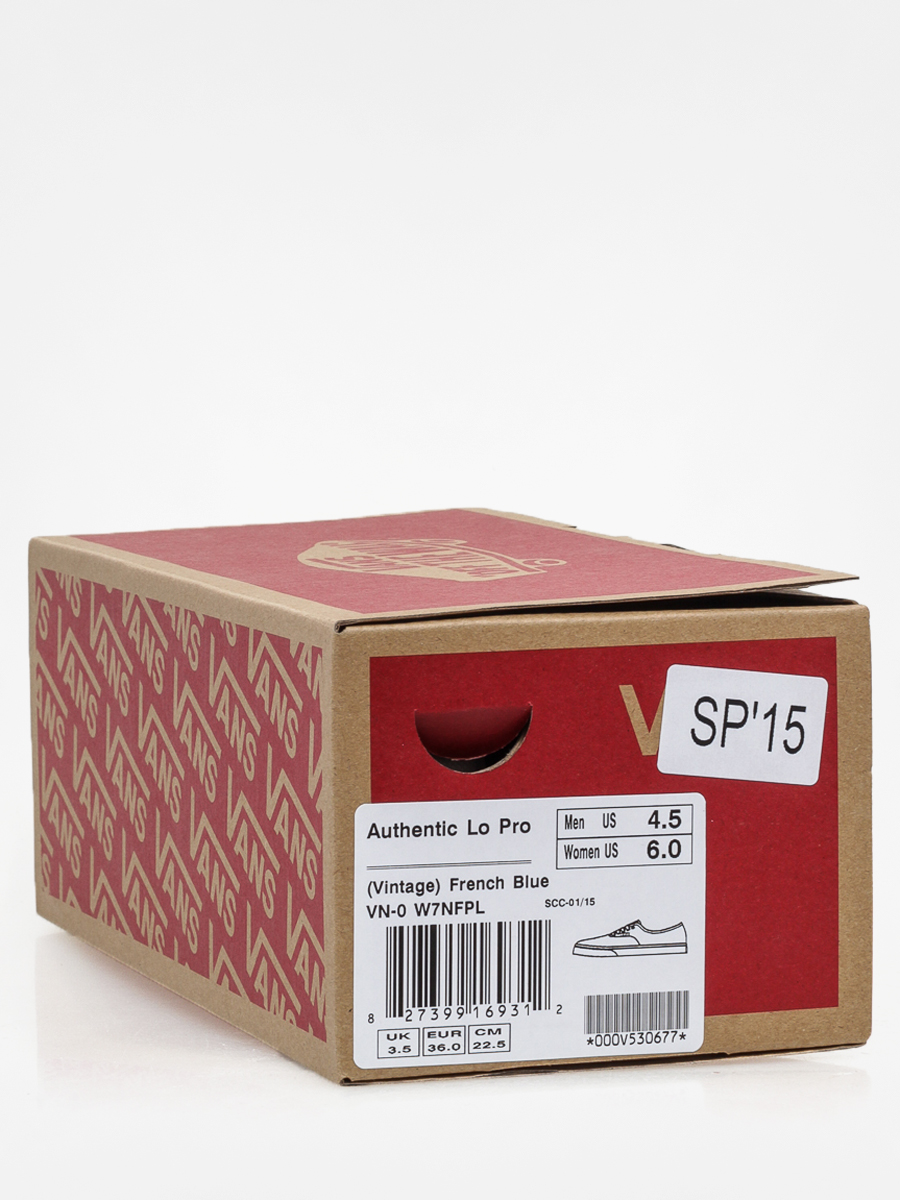 Vans Shoes Authentic Lo Pro (vintage/french blue)